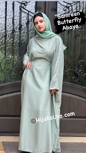 Samreen Butterfly Abaya