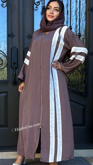 Reema Zipper Abaya