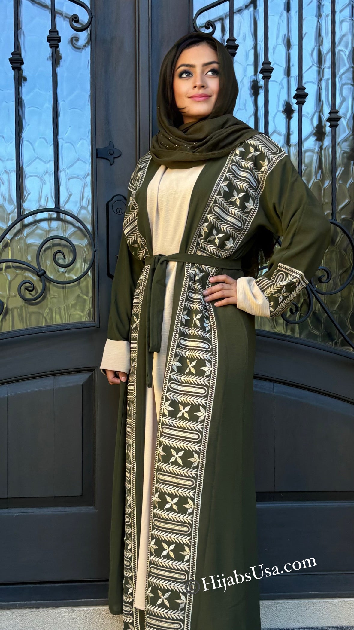 Salwa 3pc Abaya