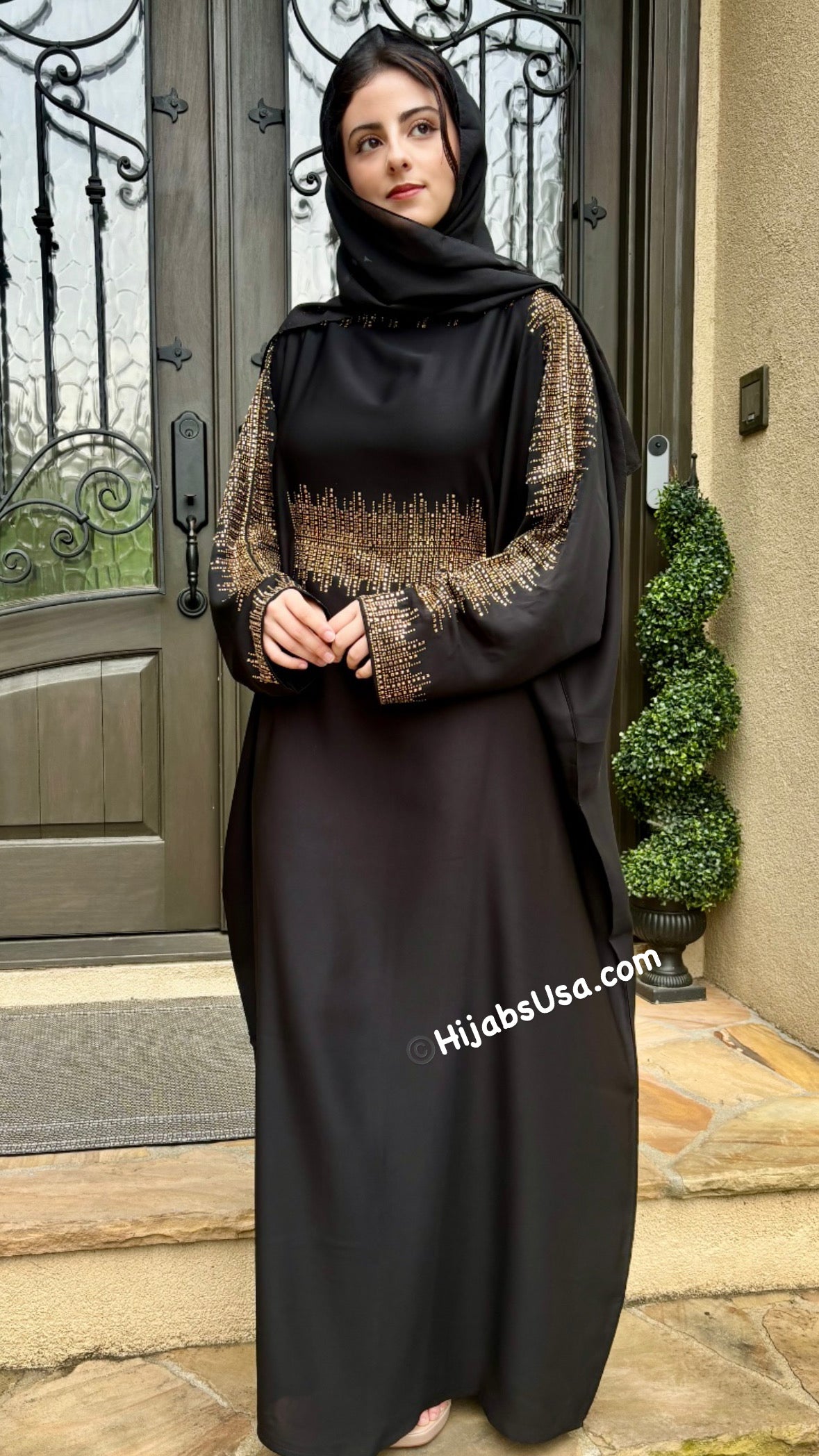 Bushra Butterfly Abaya