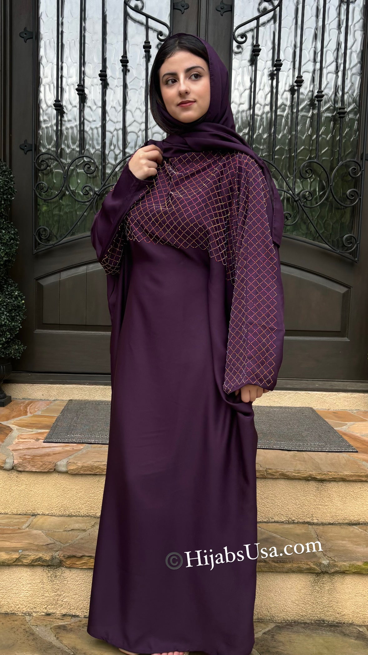 Samreen Butterfly Abaya