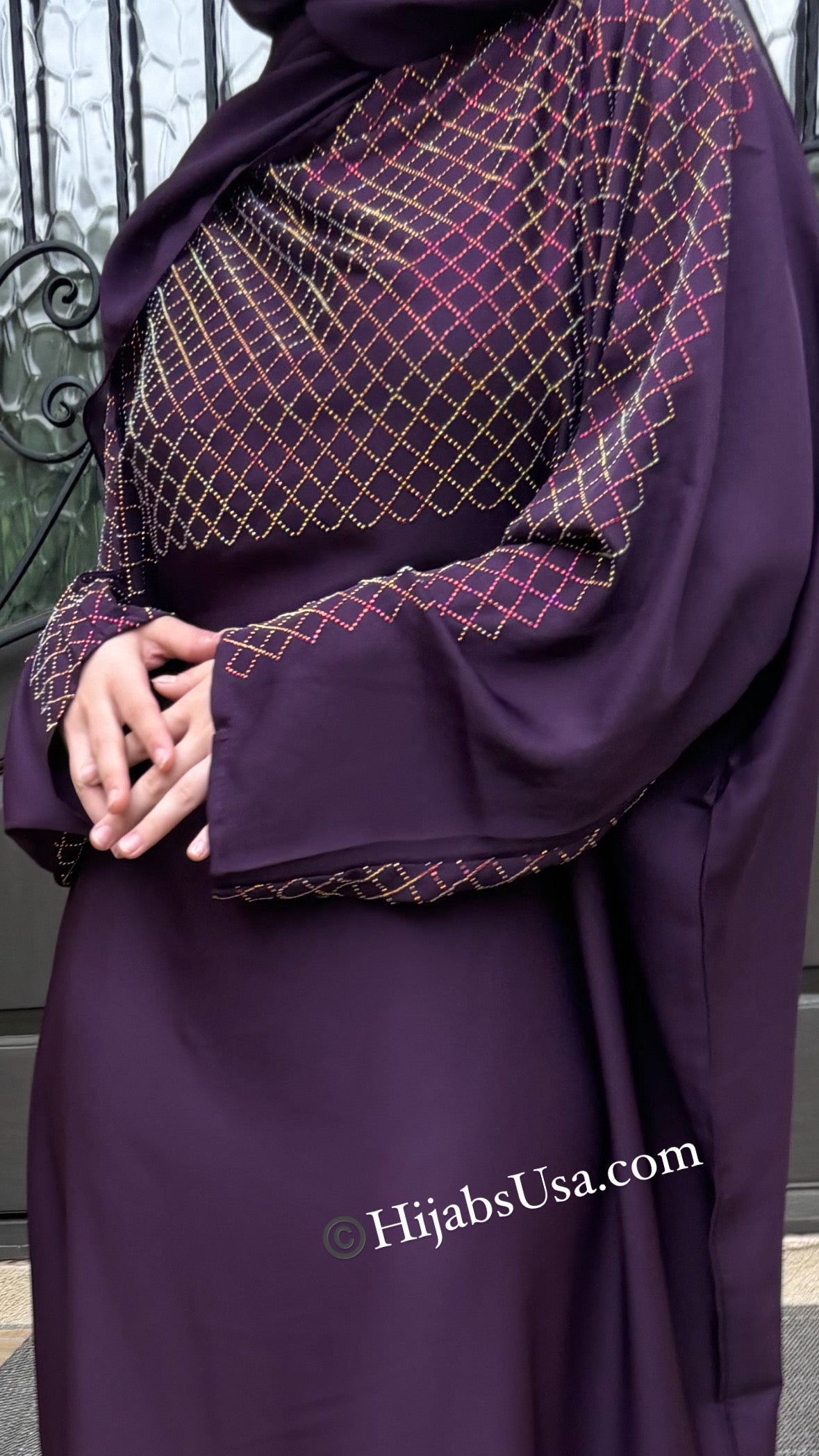 Samreen Butterfly Abaya