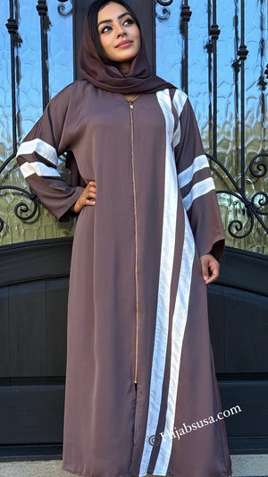 Reema Zipper Abaya