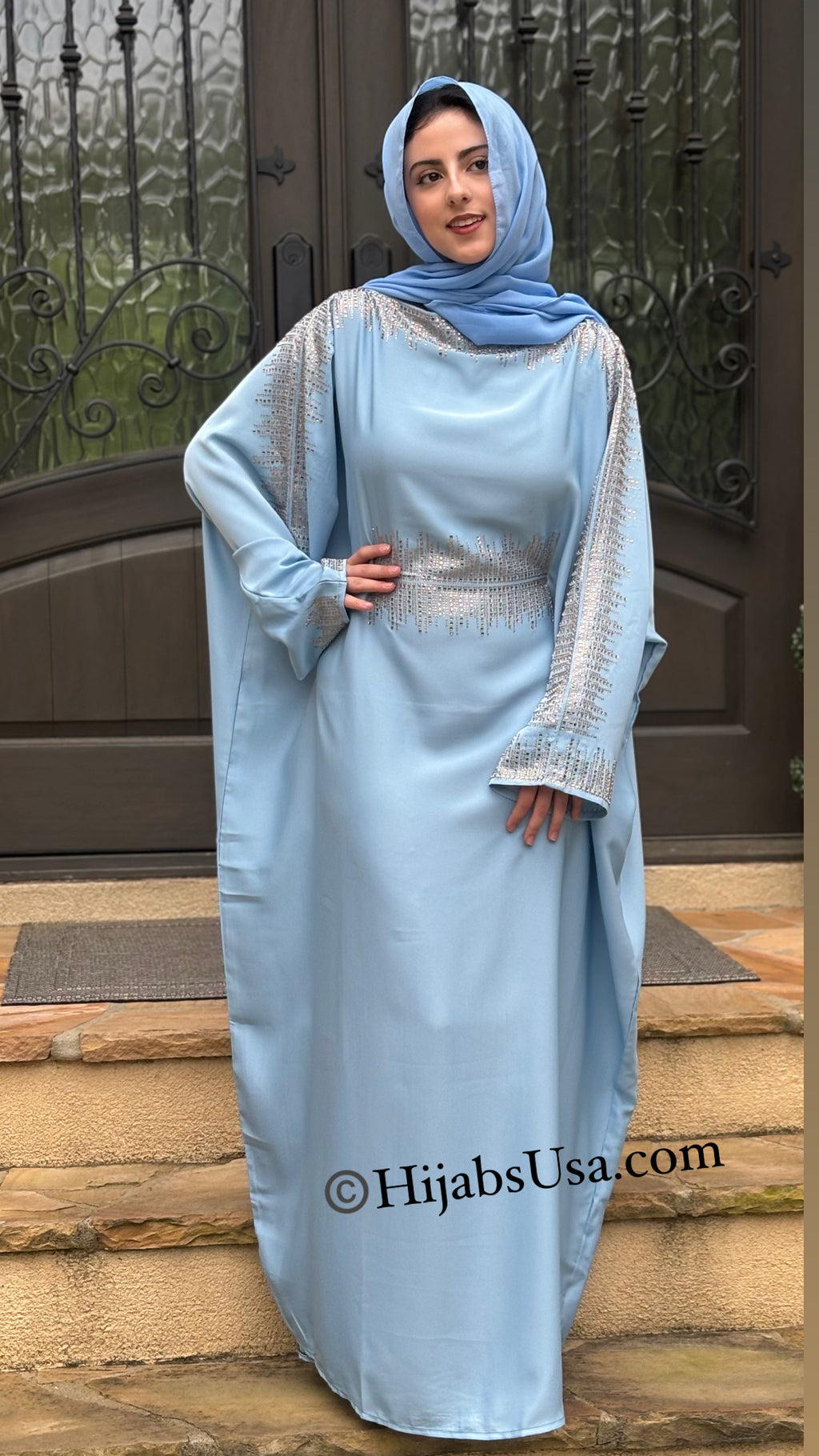 Bushra Butterfly Abaya