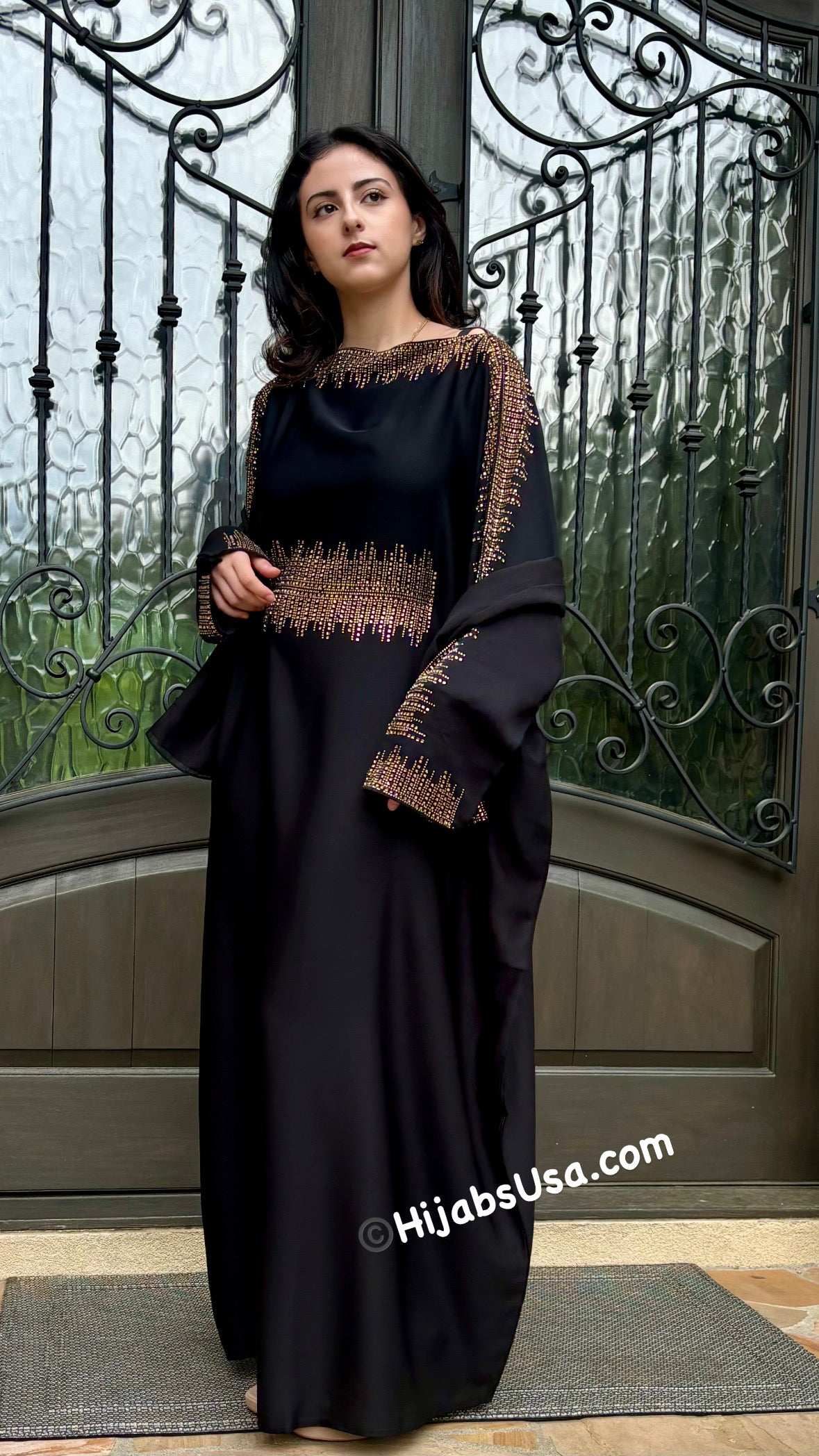 Bushra Butterfly Abaya