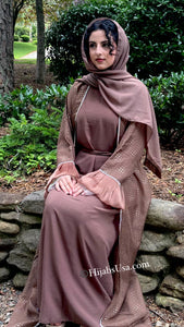 Bayan 4pc Abaya Set