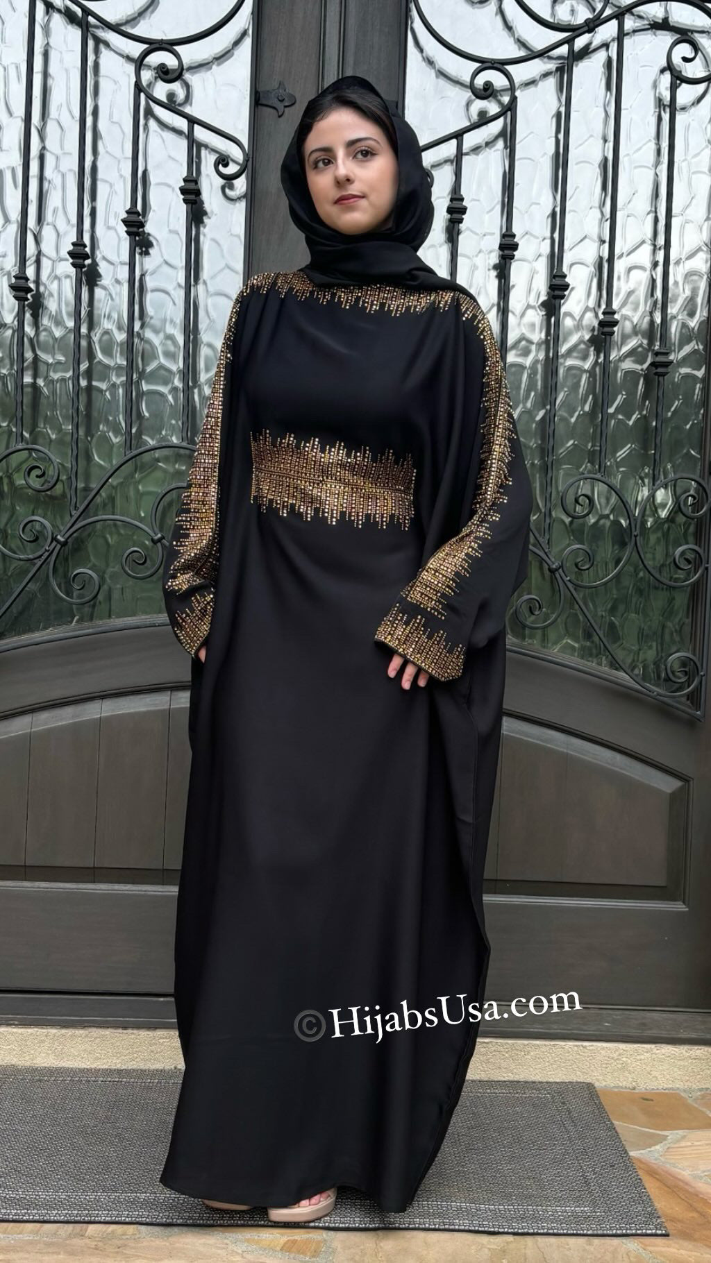 Bushra Butterfly Abaya