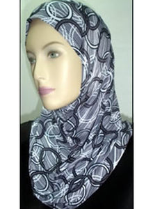 Circles Design 2pc Ameera Hijab