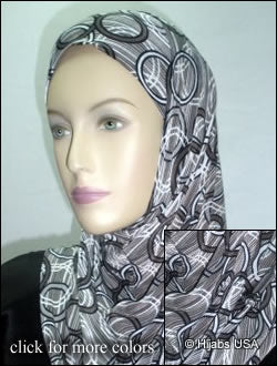 Circles Design 2pc Ameera Hijab