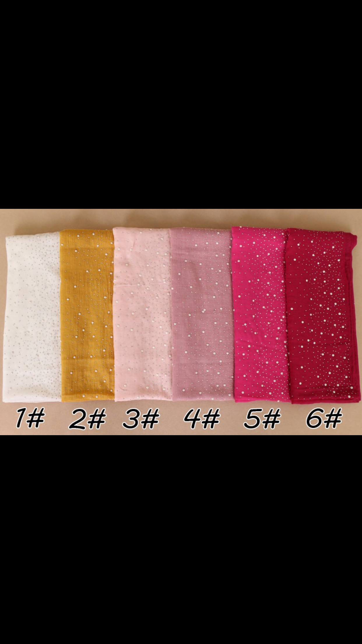 Pearl / Studded Cotton Shawls