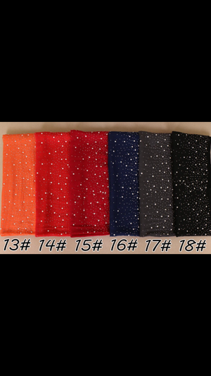 Pearl / Studded Cotton Shawls
