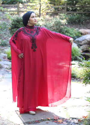 Taj (RED) Abaya