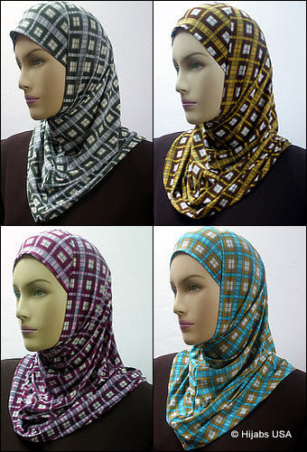 Block style 2pc Ameera hijab