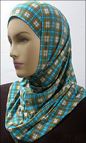 Block style 2pc Ameera hijab