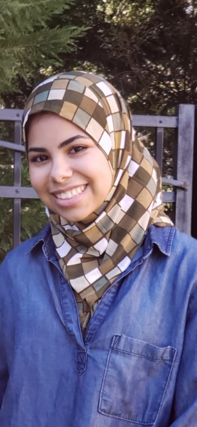 Checkered(one pc) Ameera Hijab