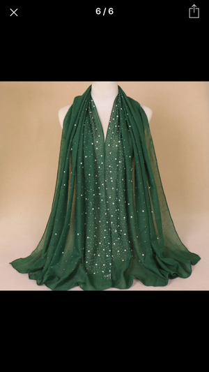 Pearl / Studded Cotton Shawls