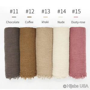 Premium Crinkle Collection Cotton Shawl/wrap