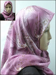 Swirl Design Square Hijab