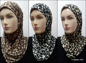 Leopard Print 2pc Amira Hijab