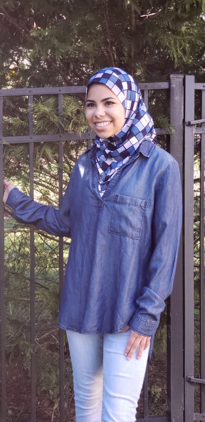 Checkered(one pc) Ameera Hijab