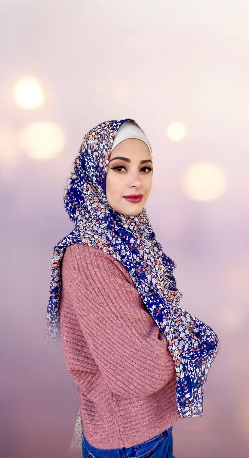 Gardenia  Chiffon Hijabs/Wraps