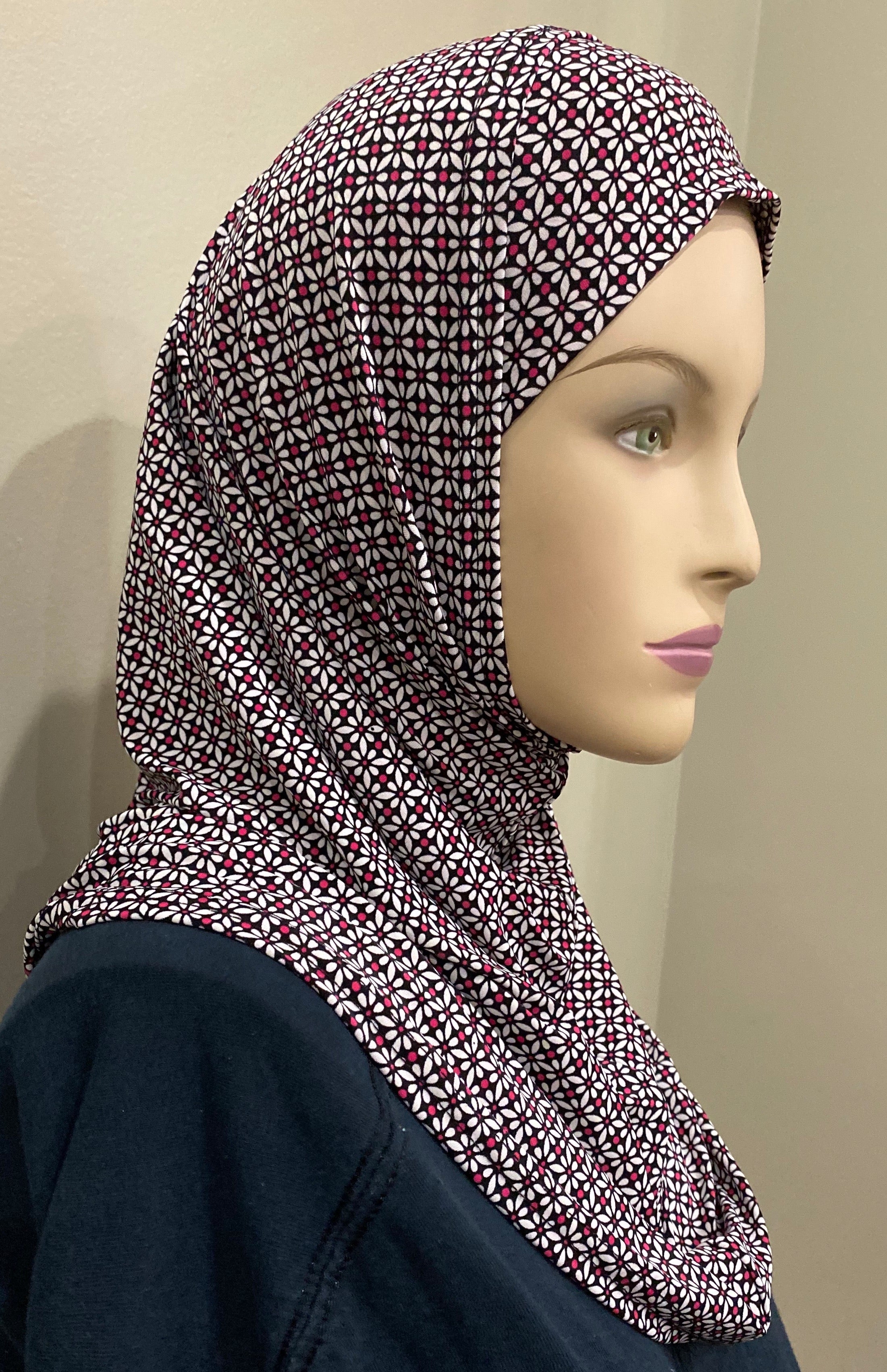 “Floral Rows ” 2 Pc Ameera Hijabs