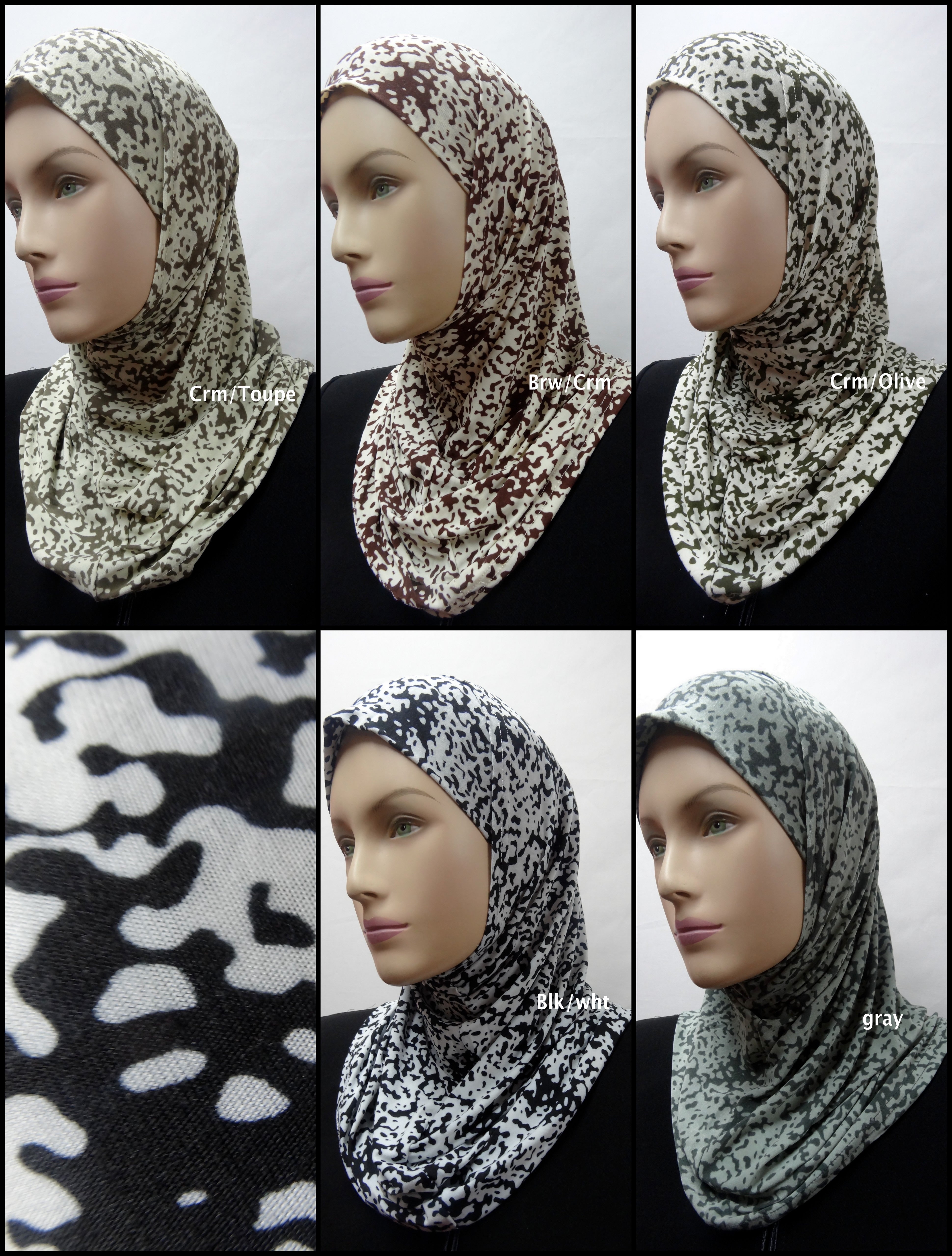 Splatter Design 2pc Ameera Hijab
